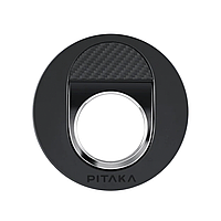Магнітне кільце-тримач для телефону Pitaka MagEZ Grip 2 Twill 600D Black/Grey (MGB2303)