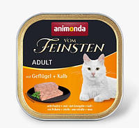 Консерва Animonda Vom Feinsten Adult with Poultry + Veal для кошек, с птицей и телятиной, 100 г