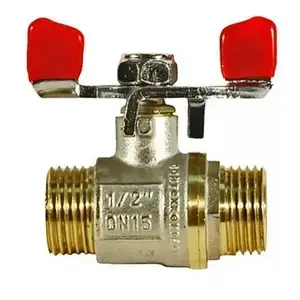 Кран 3/4 Бабочка штуцер штуцер Water-Pro (Вода), фото 1