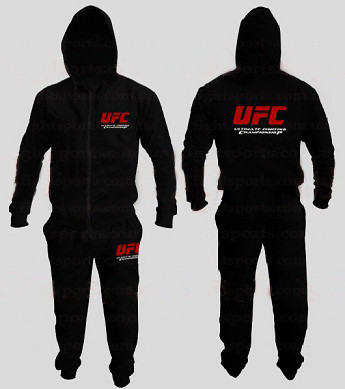 Мужской Спортивный костюм UFC BLACK Черный ИНДОНЕЗИЯ (на молнии) " - фото 1 - id-p635153763