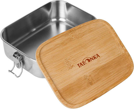Контейнер для їжі Tatonka Lunch Box I Bamboo, 800 мл, фото 1
