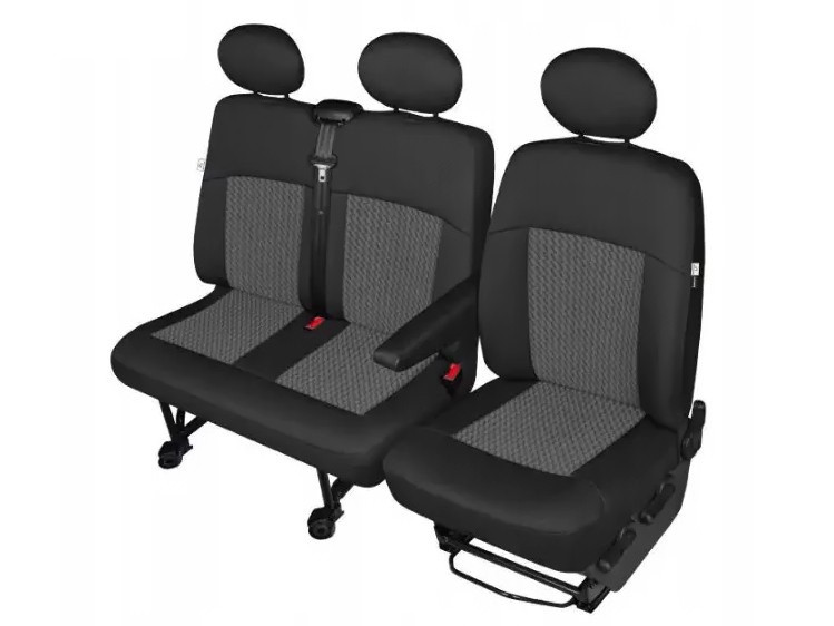 Чохли салону автомобіля Volkswagen Crafter (Sprinter) 2006 Сірі" Авто Свет", фото 1