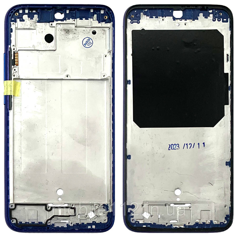 Рамка дисплея Xiaomi Redmi 7 (синя оригінал Китай), фото 1
