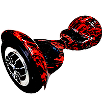 Гироскутер гироборд 10 дюймов Smart Balance Wheel цвет красное пламя
