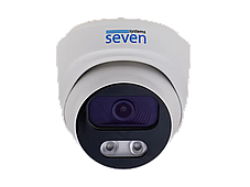 Комплект відеоспостереження на 2 купольні 5 Мп IP-камери SEVEN IP-7215W2P4-5MP, фото 3