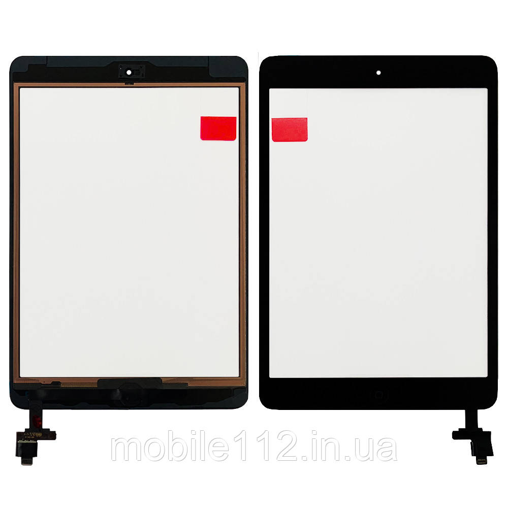 Сенсор (тачскрін) Apple iPad mini, iPad mini 2 Retina чорний OCA Pro повний iз кнопкою Home