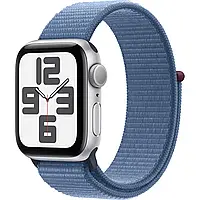 Смарт-годинник Apple Watch SE 2 GPS 40mm Silver Aluminium Case with Winter Blue Sport Loop (MRE33)