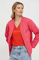 Urbanshop com ua Куртка United Colors of Benetton жіноча колір рожевий перехідна РОЗМІР ЗАПИТУЙТЕ