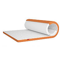 Вирівнювальний матрац на диван MatroLuxe Flip Orange тонкий Топпер на ліжко 70x190 см. з ефектом пам'яті