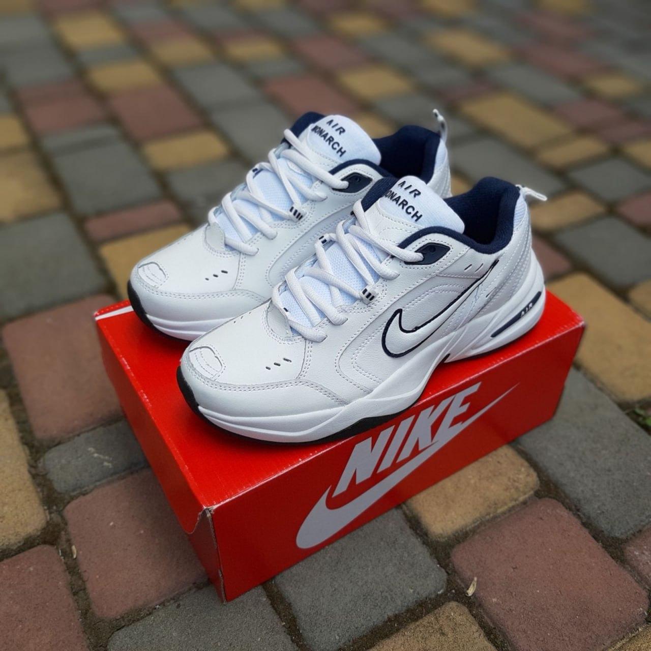 Кроссовки Nike Air Monarch мужские, найк аир монарх кожаные, кроссовки ...