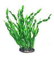 Искусственное растение для аквариума Aquatic Plants "Vallisneria" зеленое пышное 25 см