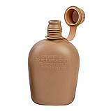 Фляга армійська для води 1 літр пісочний піксель, фото 5