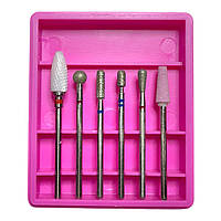 Фрези для апаратного манікюру 6 шт