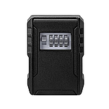 Мини сейф з кодовим замком Optimus Антивандальний зовнішній CH-817 P чорний 135 мм, фото 3