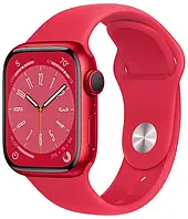 Смарт-годинник Apple Watch Series 8 GPS 41mm PRODUCT RED Aluminum Case w. PRODUCT RED S. Band - S/M (MNUG3)