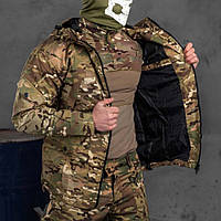 Мужская демисезонная Куртка Routine с функциональными Карманами и Липучками под шевроны рип-стоп мультикам