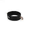 Нашийник з повідцем Liebe Seele Black Organosilicon Collar with Leash, екошкіра Bomba💣, фото 4