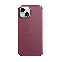 Чехол FineWoven Case with MagSafe Original for Apple iPhone 15 (OEM) - Mulberry (ARM71976)