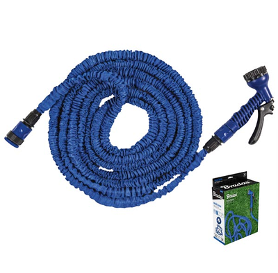 Шланг для поливу, що розтягується, 10-30 м, пістолет 7 режимів, комплект, синій в коробці TRICK HOSE Bradas