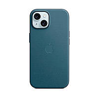 Чехол FineWoven Case with MagSafe Original for Apple iPhone 15 (OEM) - Pacific Blue (ARM71974)