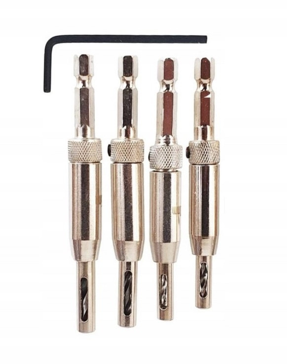 Свердла самоцентрувальні KRAFT&DELE набір 4 шт. KD11209, фото 1