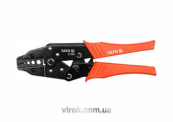 Кліщі для обтискання та зачищення дротів YATO, L = 240 мм. RG58-59-62-6 [5/30]