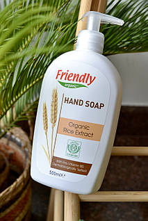 Рідке мило для рук FRIENDLY ORGANIC Екстракт рису 500мл
