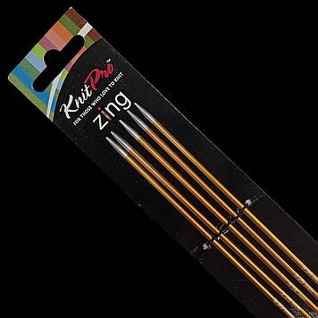 Спиці шкарпеткові 20 см Zing KnitPro 2.25 мм