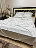 Біле постільна білизна двоспальна страйп сатин, фото 7