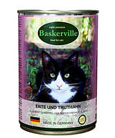 Консерва для кошек Baskerville (Баскервиль) утка с индейкой 400 (г)