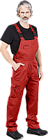 Захисні штани з лямками REIS BIVICO LH-BISTER C червоний