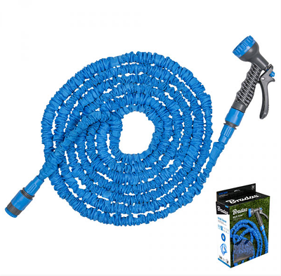 Шланг для поливу, що розтягується, 7,5-22 м, пістолет 7 режимів, комплект, в коробці TRICK HOSE Bradas