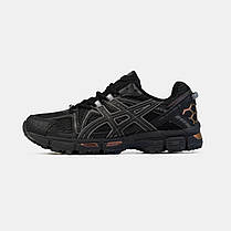 Кросівки Asics Gel-Kahana 8 Black Grey Gold / Асікс Гел-Кахана 8 Чорні з Сірим та Золотистим, фото 4