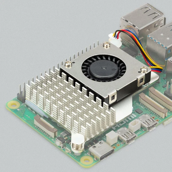 Радіатор з вентилятором для Raspberry Pi 5 (SC1148)