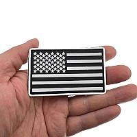 Шеврон ПВХ, тактический патч США, липучка флаг США