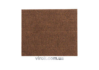 Протектор самоклеючий войлоий VOREL 100х120мм (коричневий) [60/720]