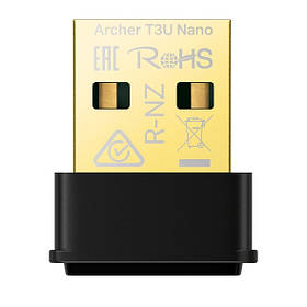 Адаптер USB WiFi TP-Link Archer T3U Nano AC1300 UA UCRF Гарантія 24 міс