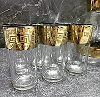 Набір стаканів скляних Для соку та води Версаль 6 шт
