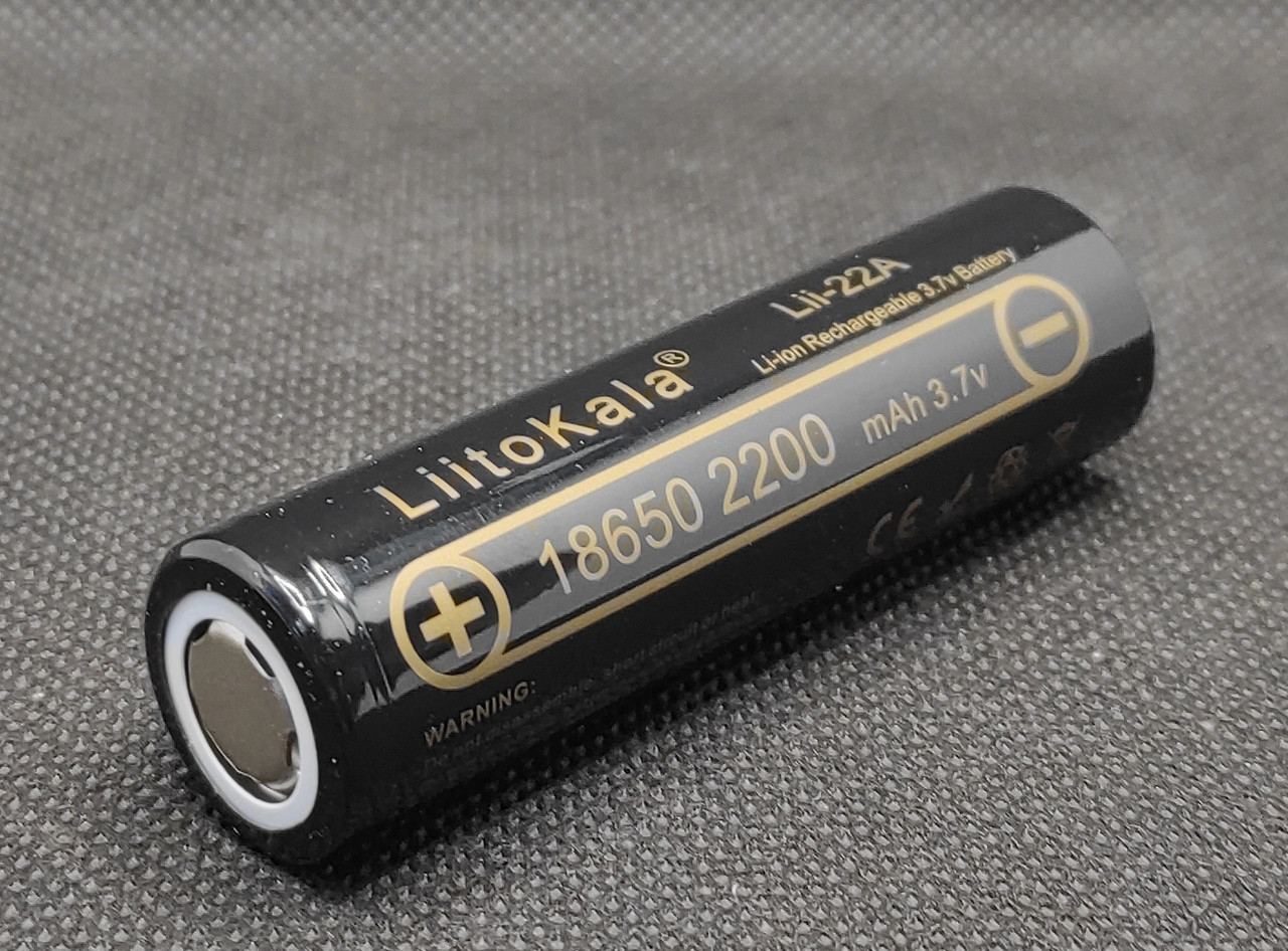Акумулятор високострумовий LiitoKala Lii-22A 3,7V 2200mA ( 10A ) 1шт., фото 1