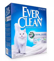 Наполнитель бентонитовый Ever Clean Total Cover для кошачьего туалета, полная блокировка запаха с
