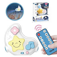Детская развивающая игрушка Музыкальный ночной проектор для сна ребенка ЛУНА Kids Melodyм светомузыка 120мелод