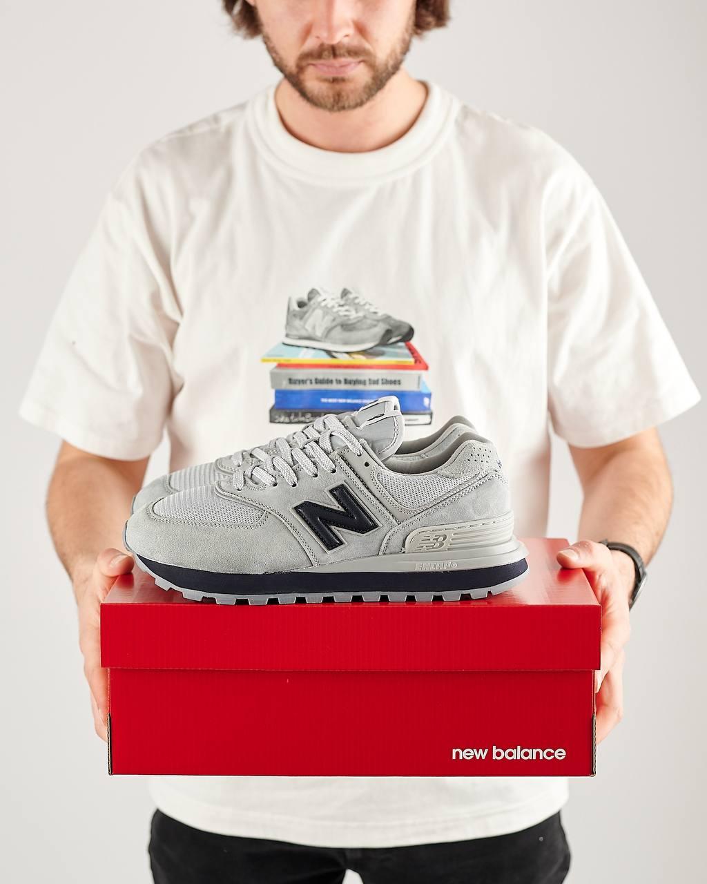 Чоловічі кросівки New Balance Classic Gray Black Взуття Нью Беланс Классік сірі замша текстиль демісезон