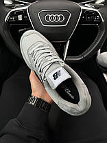 Чоловічі кросівки New Balance Classic Gray Black Взуття Нью Беланс Классік сірі замша текстиль демісезон, фото 5