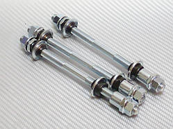 Вісь задня з пильовиками під гайку 165 мм ORG