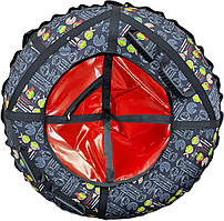 Тюбінг надувний Черепашки-ніндзя 120 см 4 ручки Червоний ORG