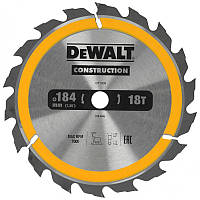 Диск для дерева 184 18Т 16 DeWalt Сonstruction