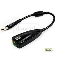 Зовнішня звукова карта USB Buxom Sound 5H - зі шнуром