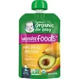 Gerber, Organic for Baby, Wonderfoods, 2nd Foods, груша, манго, авокадо, 99 г (3,5 унции) Киев