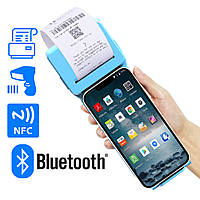 POS-принтер чеков Bluetooth + сканер + NFC держатель мобильный для телефона (POS-терминал, Смарт-касса)