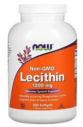 Лецитин NOW Foods Lecithin 1200mg 400 softgels